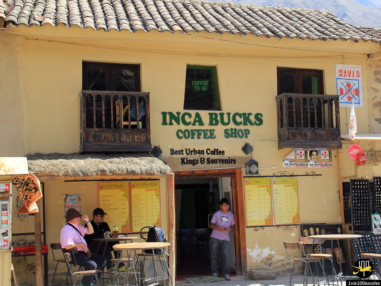 Inca Bucks Coffee Shop à Ollantaytambo au Pérou